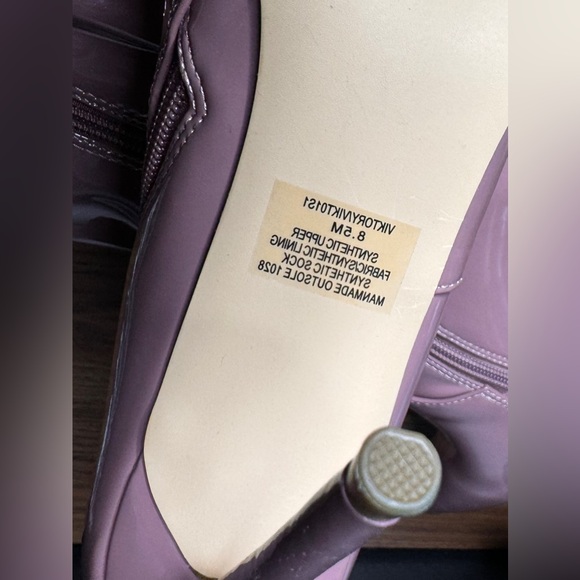 Steve Madden Viktory Over the Knee Boots Patent Leather Dominatrix | Size 8.5 - Picture 12 of 12